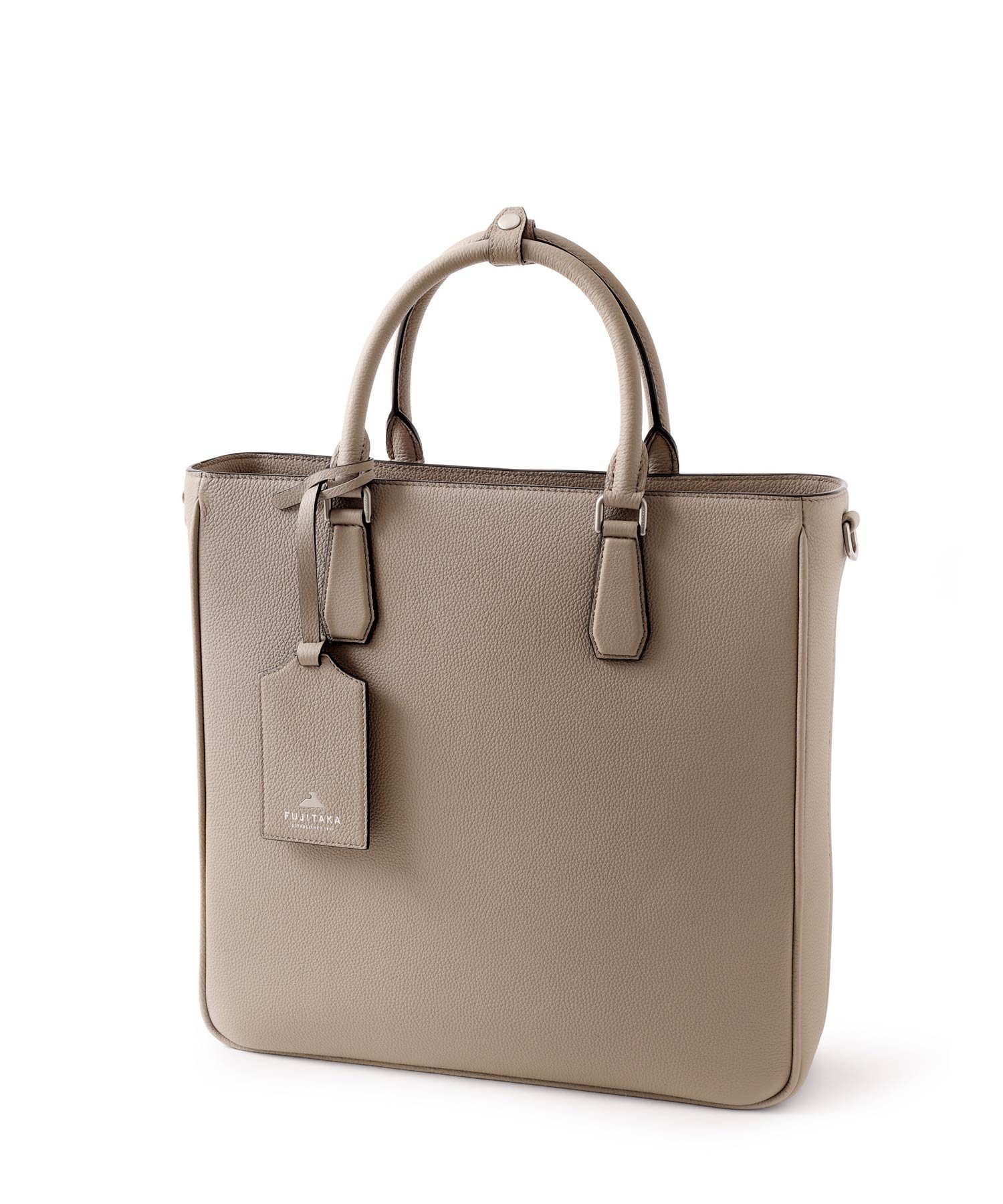 フジタカ トーノ レザートートバッグ A4(トープ)