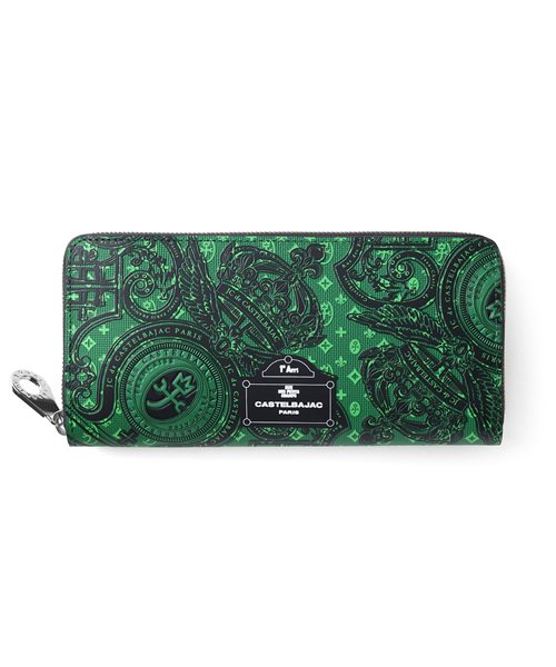 カステルバジャック ヴェルサ ラウンドファスナー長財布 カード段12