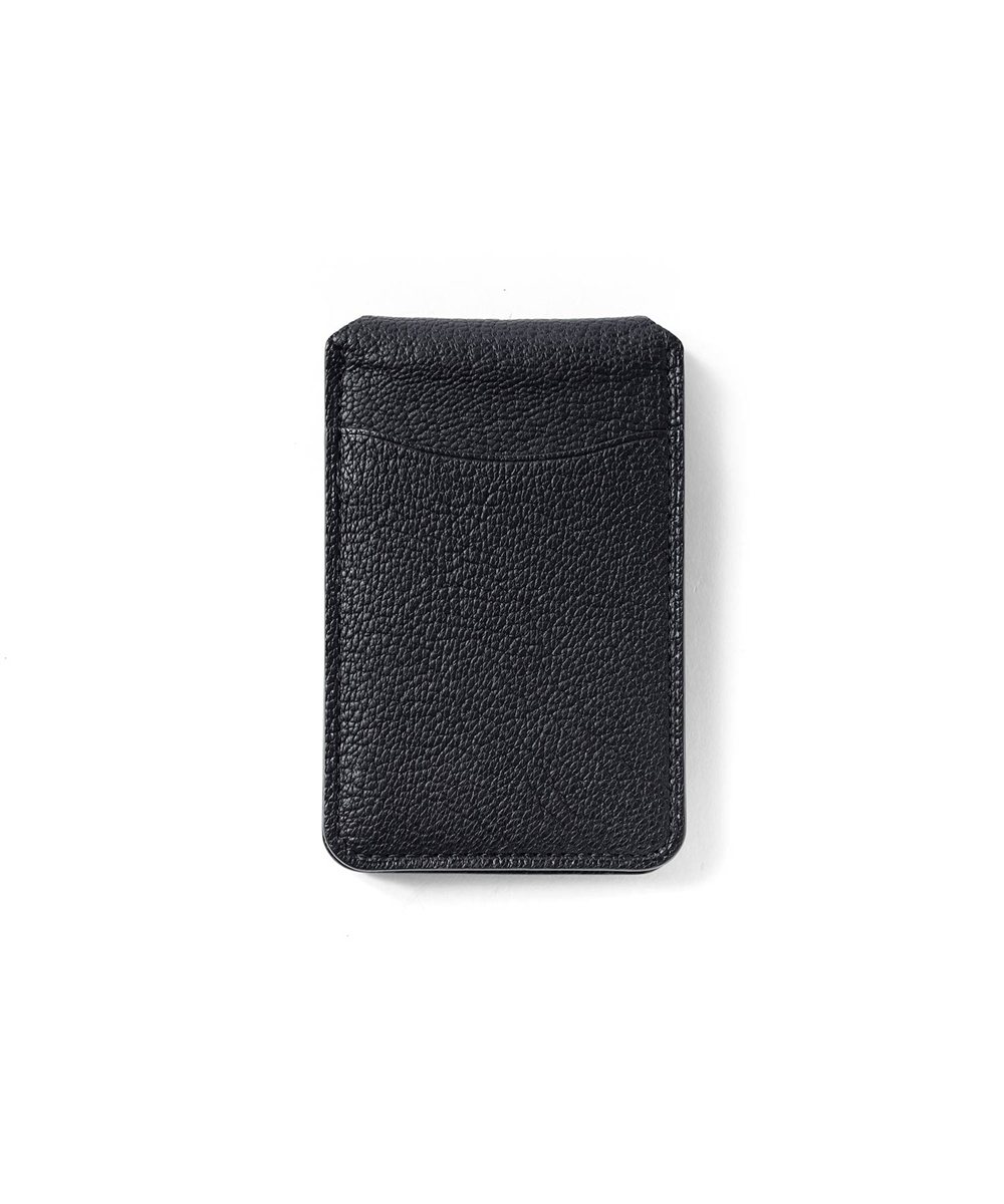 シェーブル ゴートレザー スマホスタンド カードケース