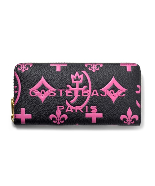 カステルバジャック クレア ラウンドファスナー長財布 カード段12