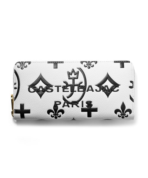 カステルバジャック クレア ラウンドファスナー長財布 カード段12