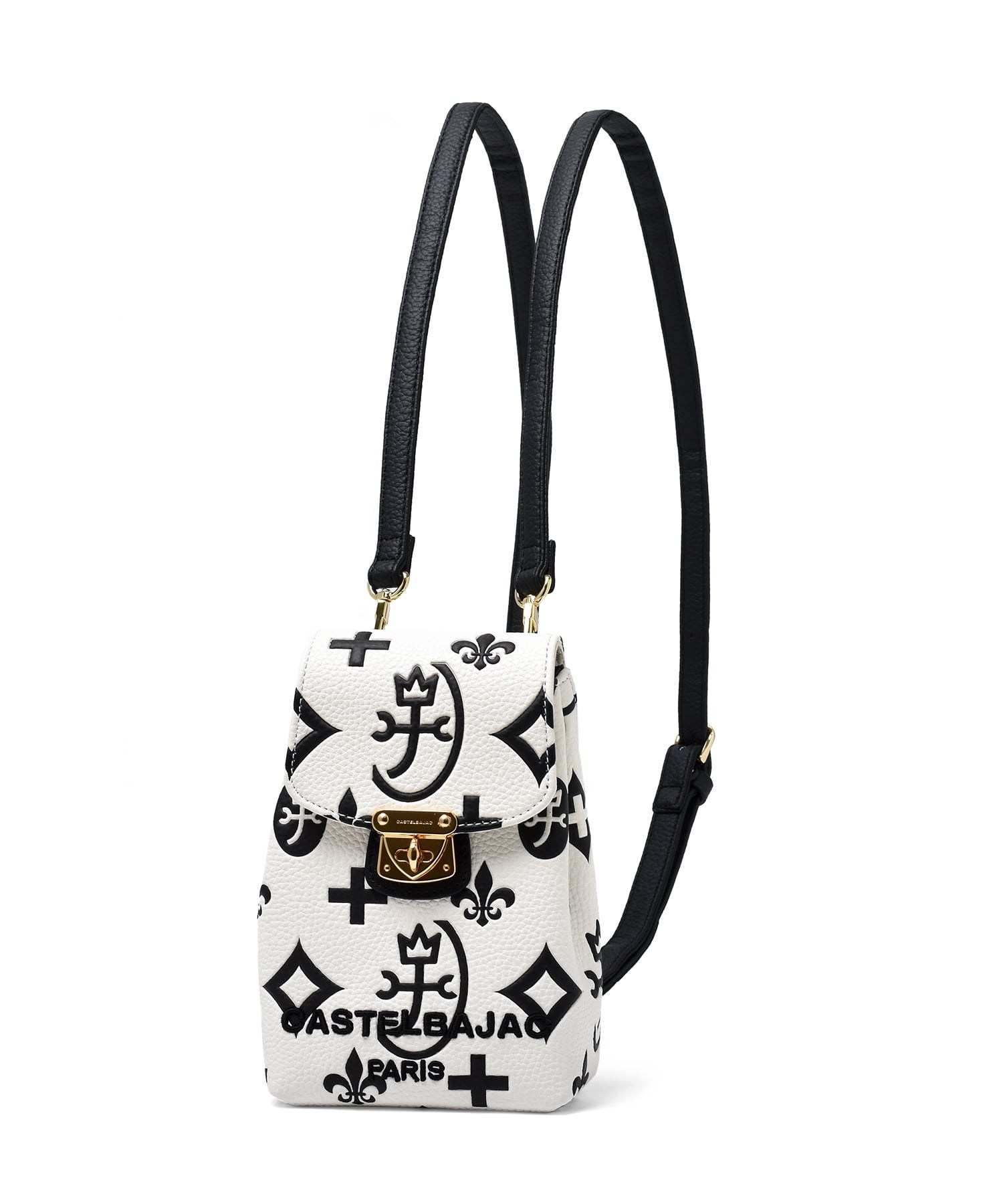 カステルバジャック クレア マイクロリュック 2WAY(シロ)