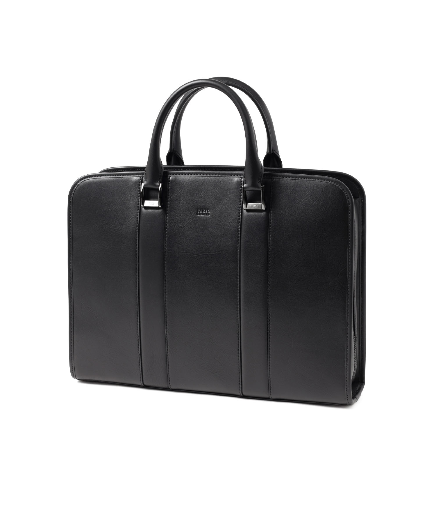 タケオキクチ ボルトン レザービジネスバッグ A4(クロ)