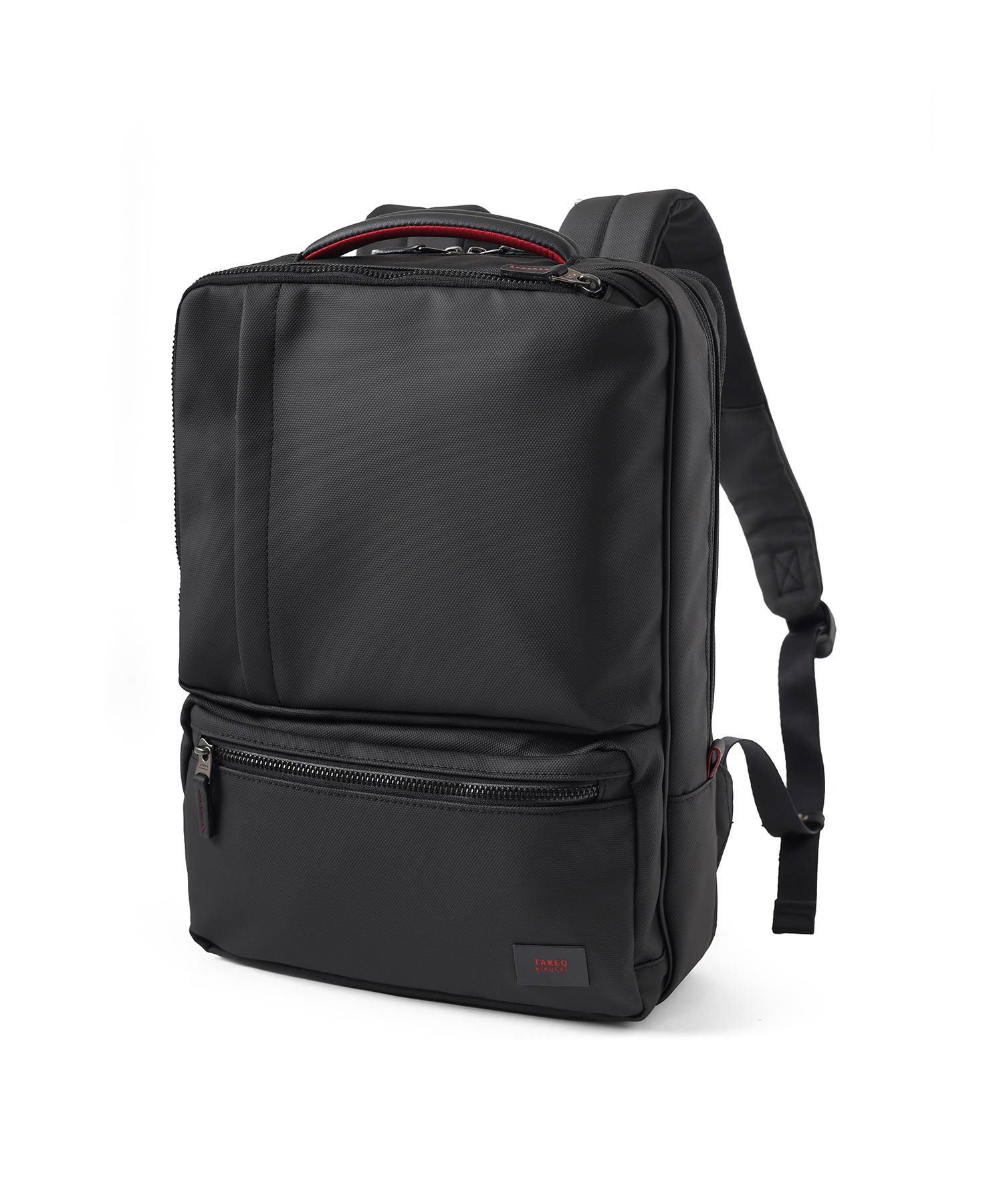 タケオキクチ ゼファー ビジネスリュック A4 13インチ対応 2層(クロ)