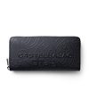 カステルバジャック ミカ ラウンドファスナー長財布 カード段12(クロ)