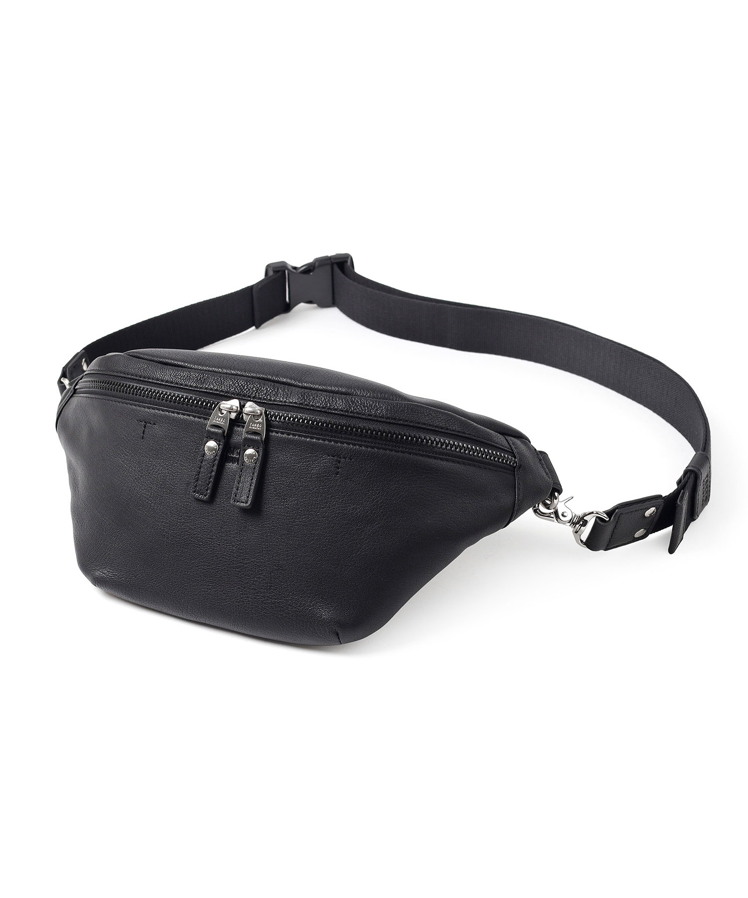 タケオキクチ フィル レザーワンショルダーバッグ(クロ)