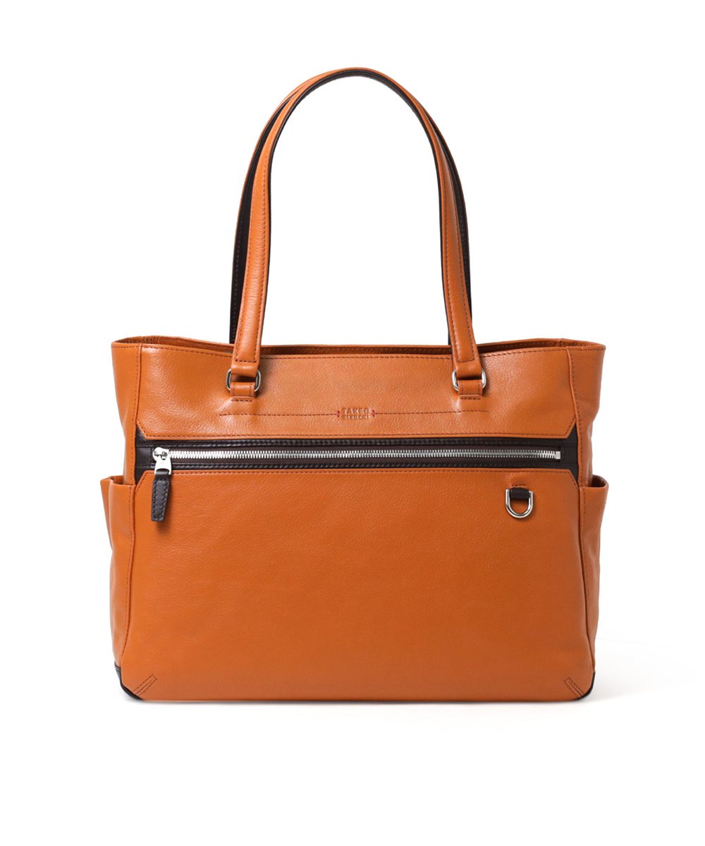 タケオキクチ レポート レザートートバッグ A4