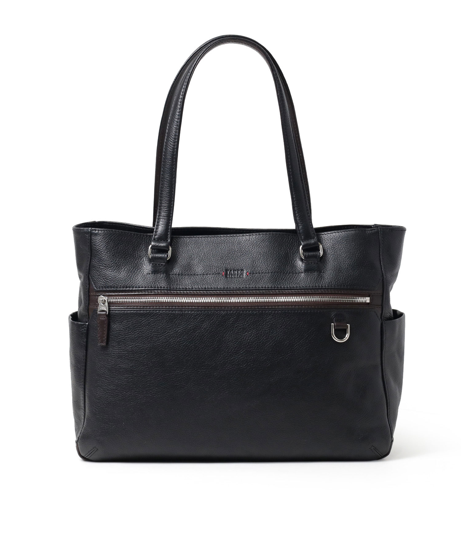 タケオキクチ レポート レザートートバッグ A4(クロ)