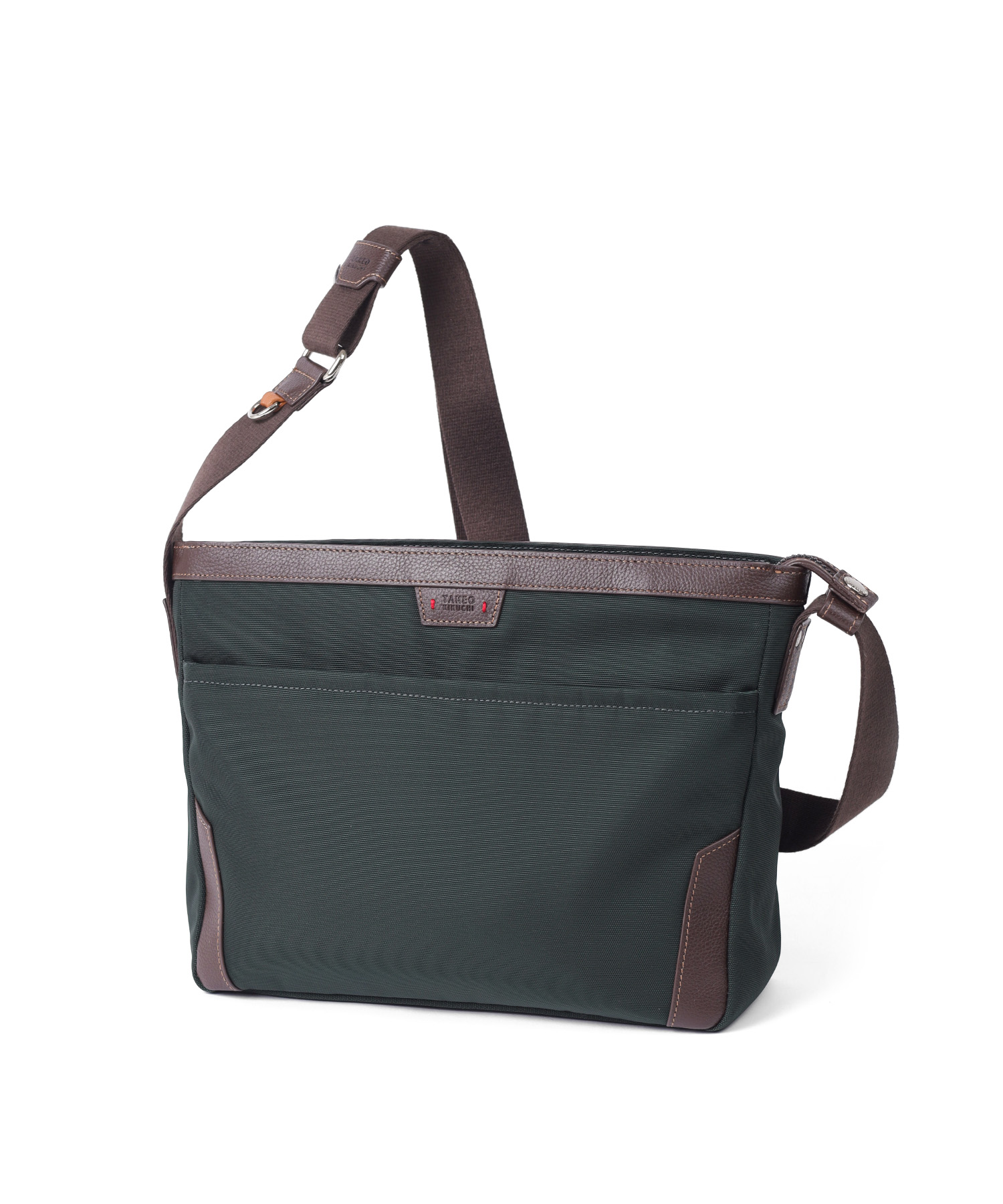 タケオキクチ マーカス ショルダーバッグ B5(グリーン)