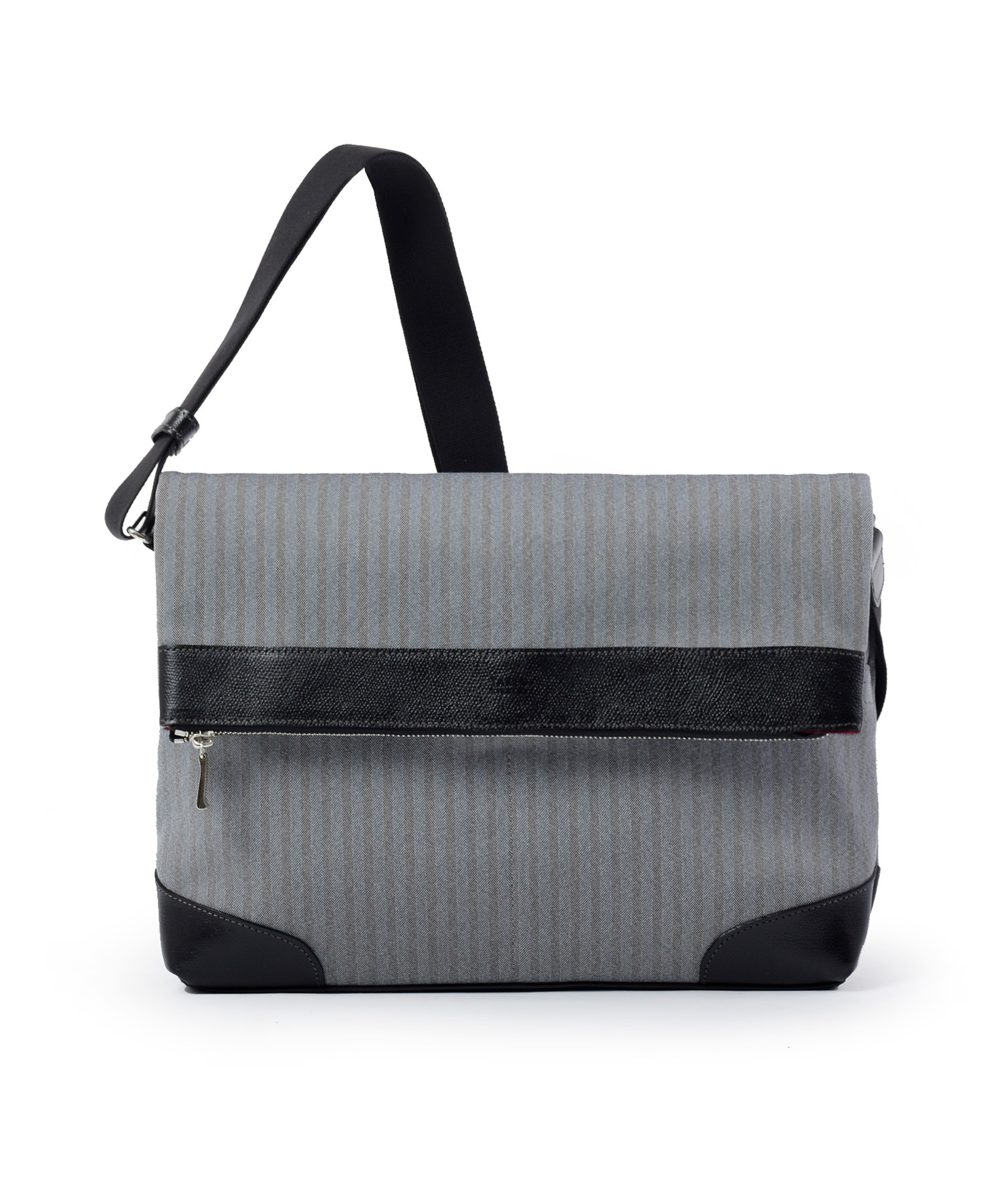 タケオキクチ サード ショルダーバッグ A4(グレー)