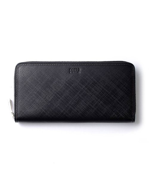 タケオキクチ シグマ ラウンドファスナー長財布 カード段13