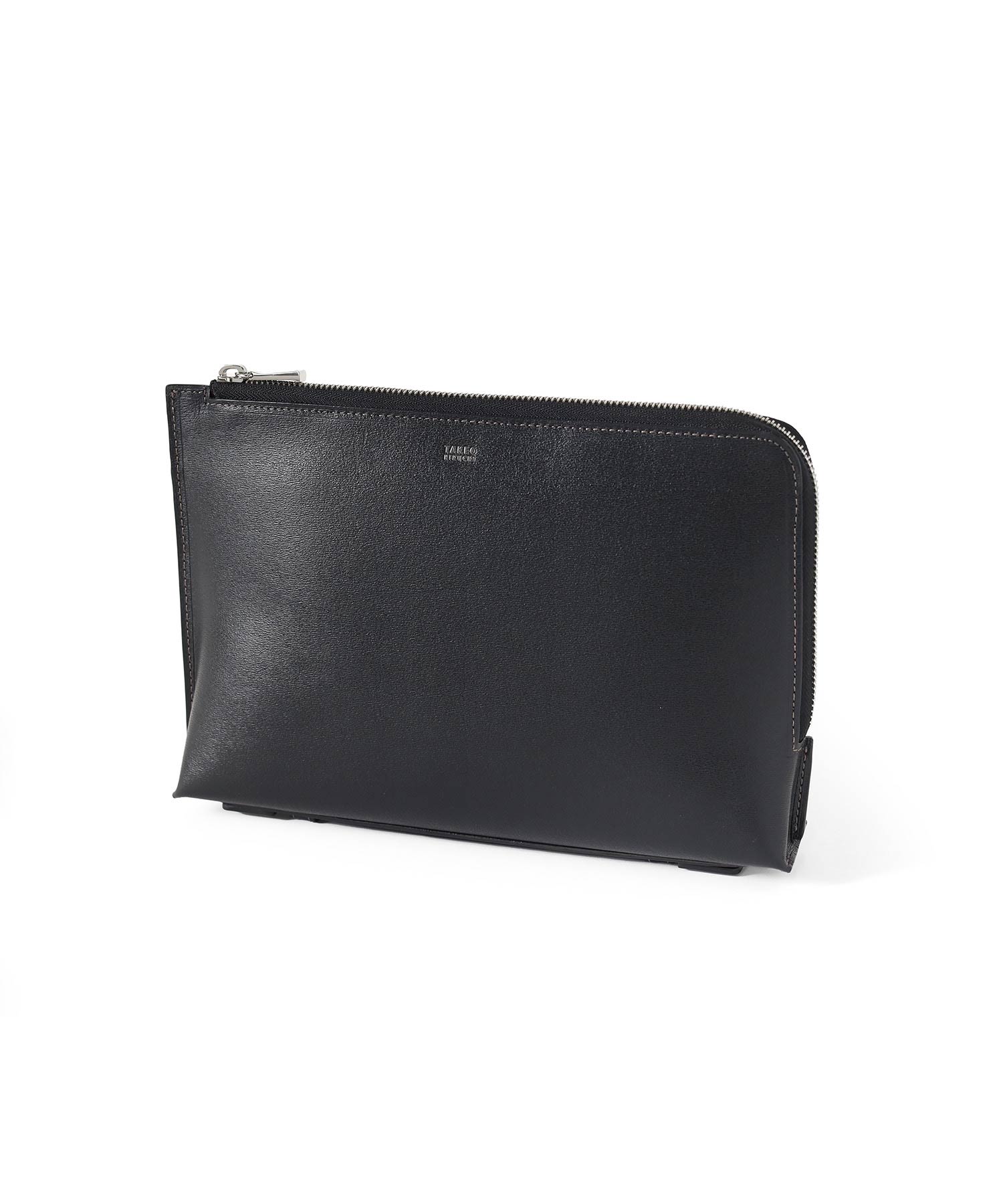 タケオキクチ マックス レザークラッチバッグ(クロ)