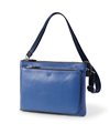 タケオキクチ セレーノ クラッチバッグ兼用 レザーショルダーバッグ B5(ブルー)