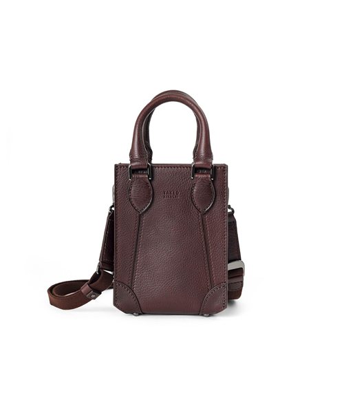 タケオキクチ イーサン レザーショルダーバッグ ミニ