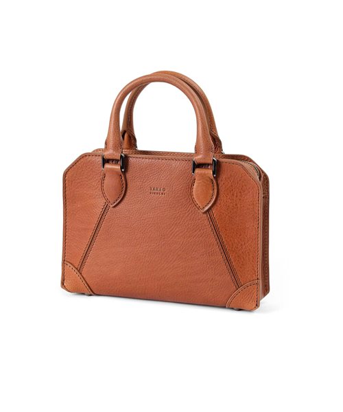 タケオキクチ イーサン レザーブリーフバッグ ミニ