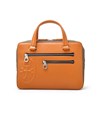 カステルバジャック トリエII レザーミニブリーフケース(オレンジ)