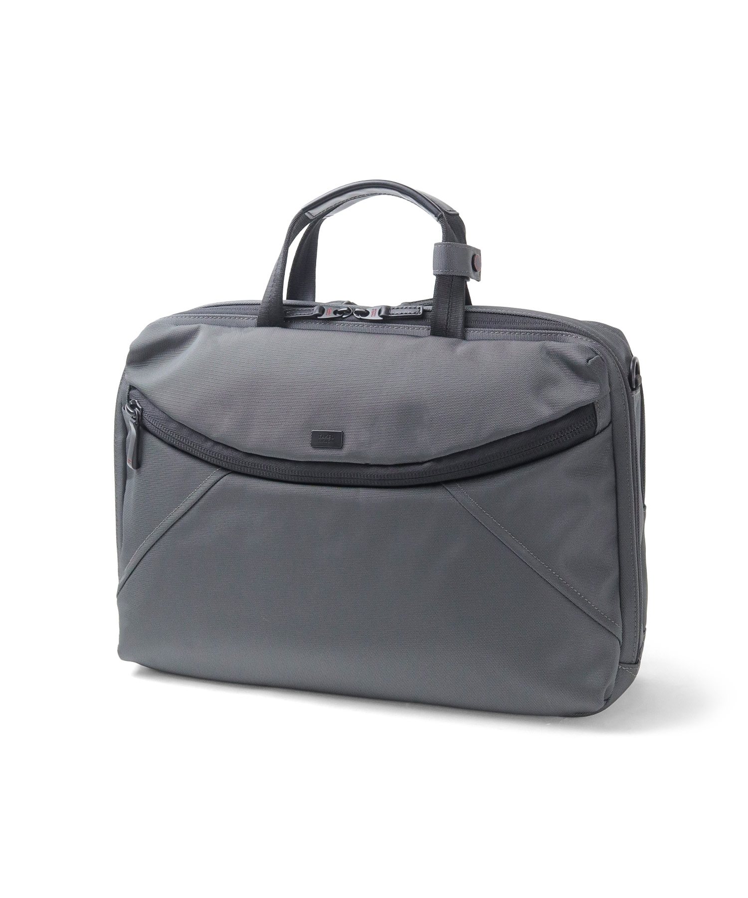 タケオキクチ バルジ ビジネスバッグ A4 13.3インチ対応 ダブルルーム(グレー)