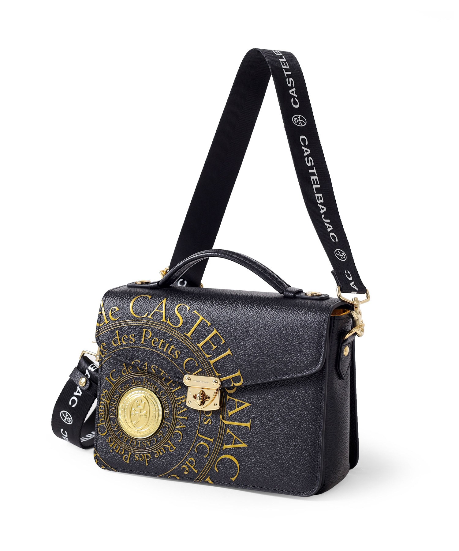 カステルバジャック プルトン 手付きショルダーバッグ(クロ)