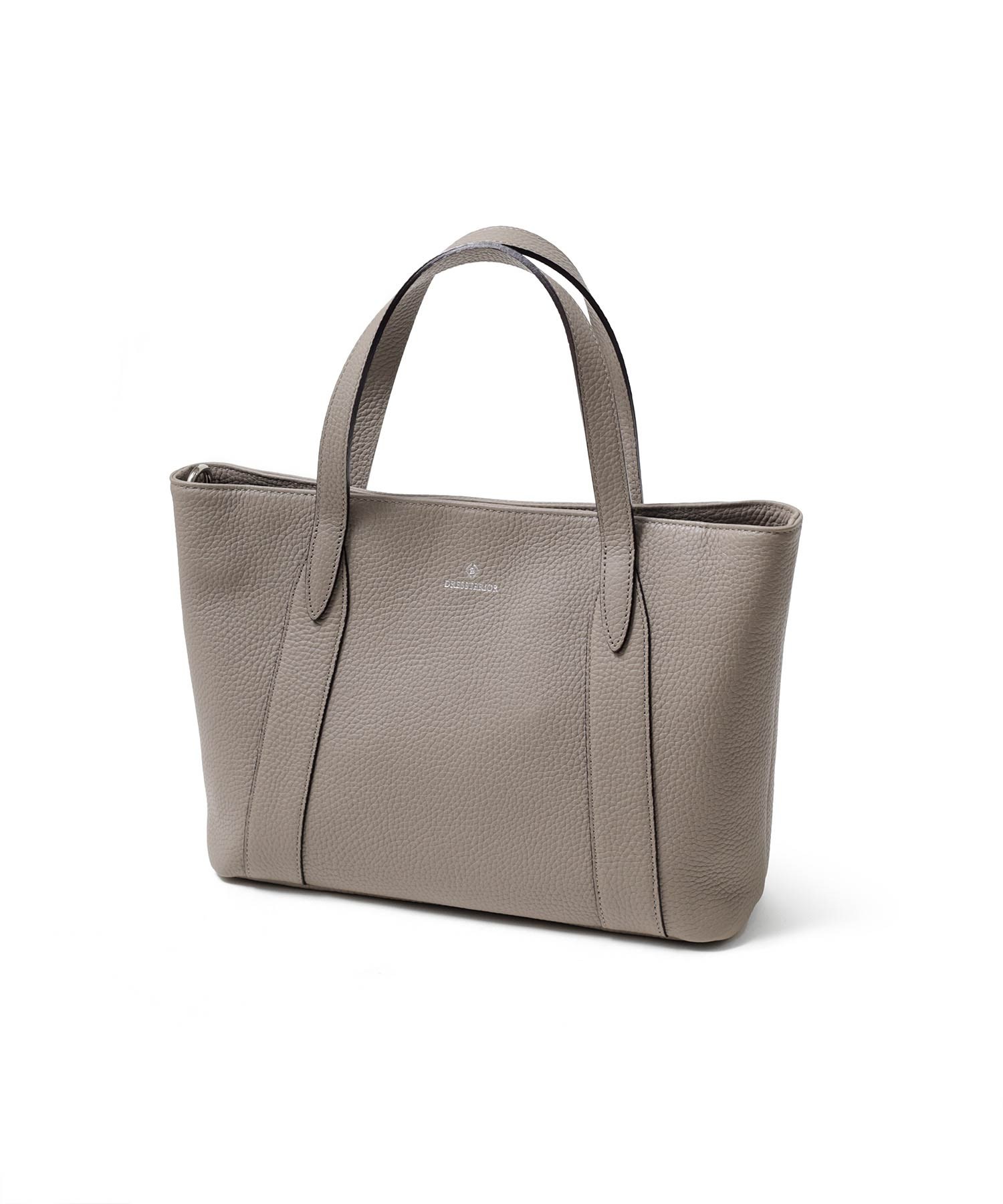 ドレステリア キャバリア レザーミニトートバッグ B5(トープ)