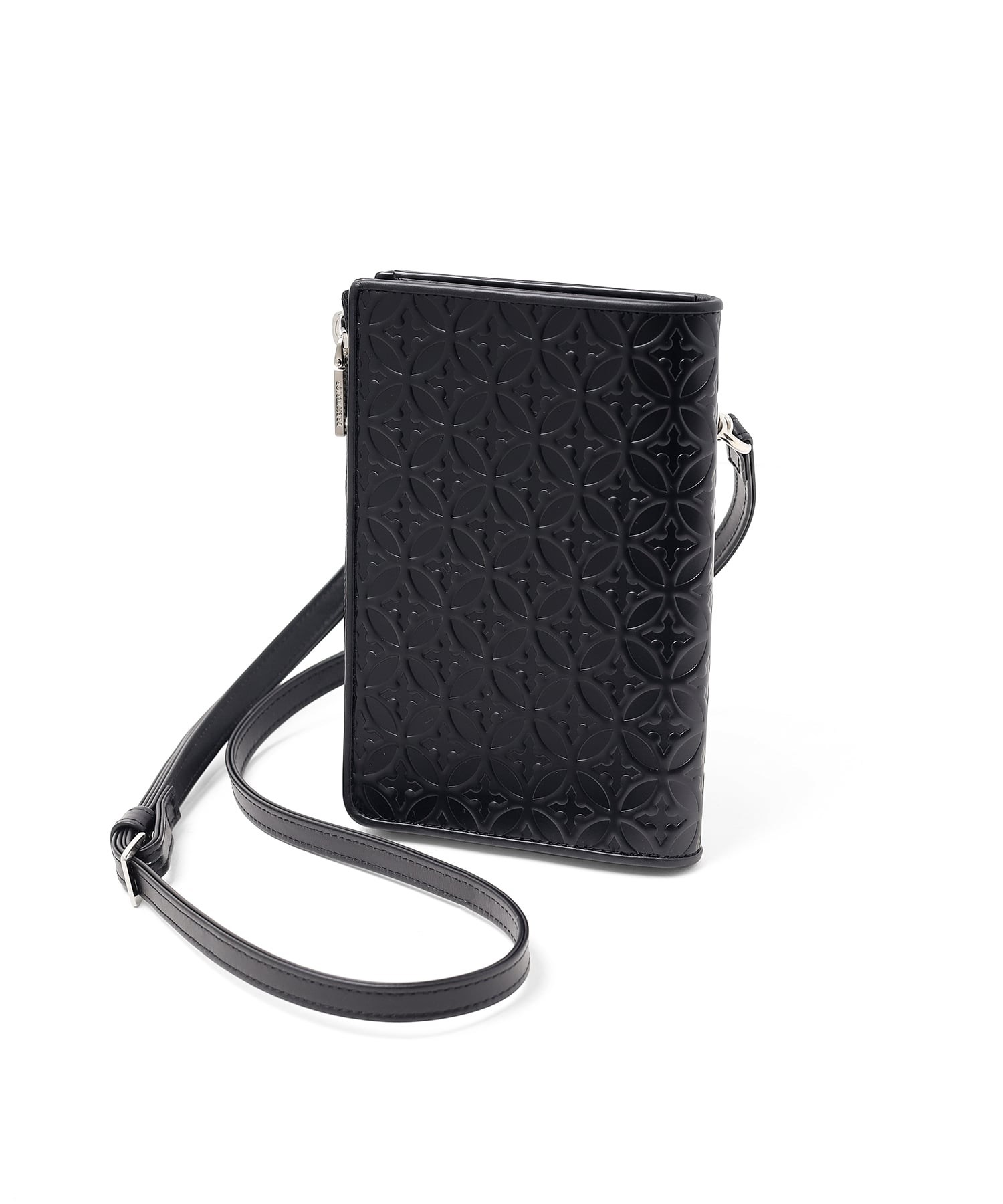 ドレステリア ウェルシュ レザースマホショルダーバッグ(クロ)