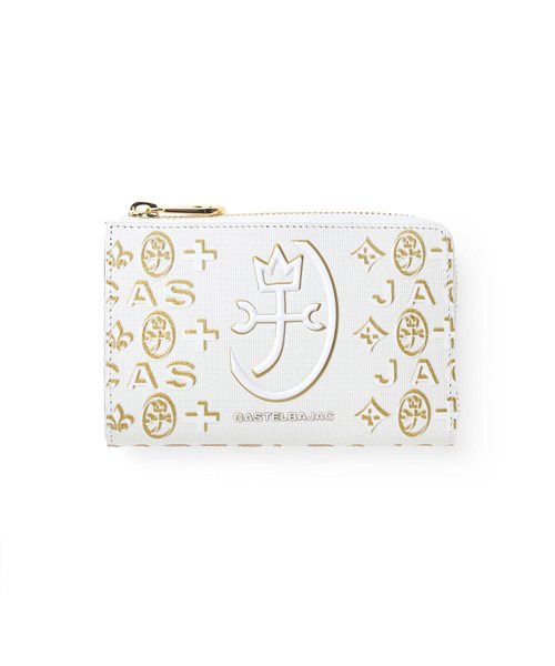 カステルバジャック シテ L字ファスナーセミ長財布 カード段6