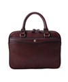ゴールドファイル オックスフォード レザーコンパクトビジネスバッグ(ワイン)