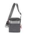 イズイット  ニードル ミニショルダーバッグ タテ型(グレー)
