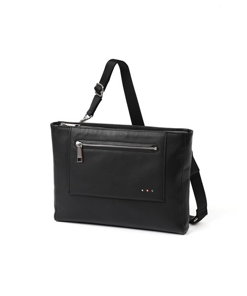 イズイット スペア レザークラッチ兼用ショルダーバッグ B5 2WAY