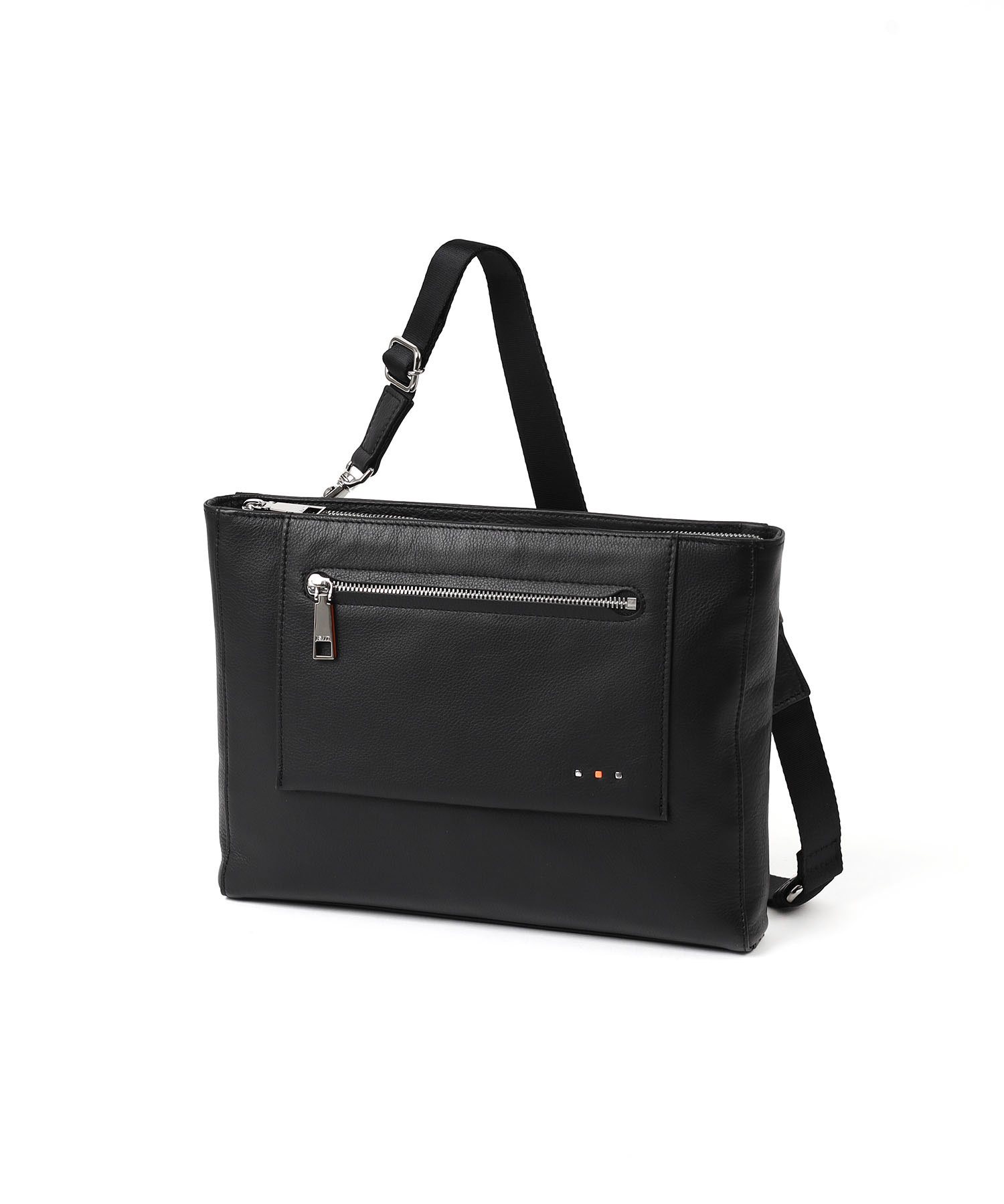 イズイット スペア レザークラッチ兼用ショルダーバッグ B5 2WAY(クロ)