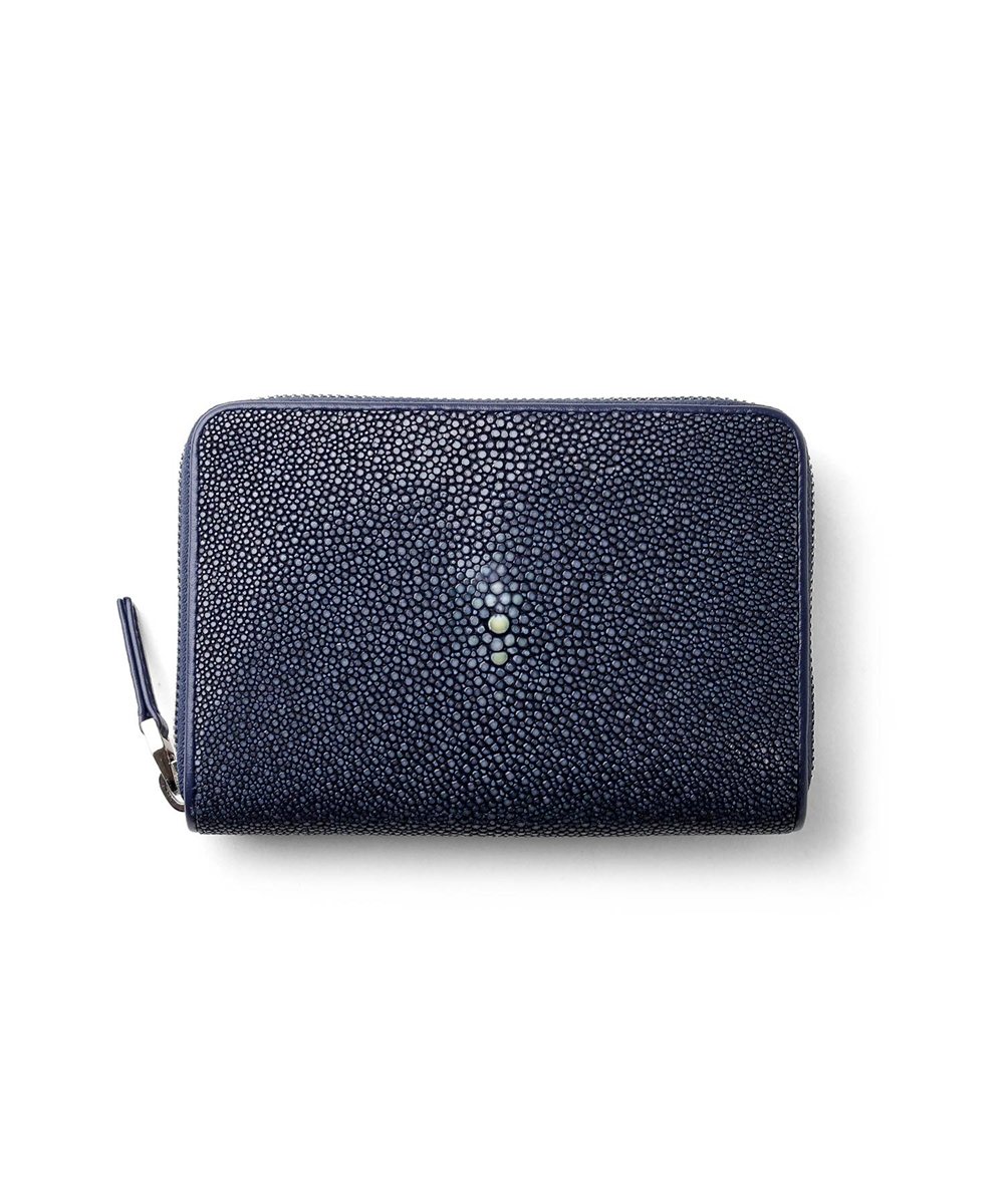 イズイット ガルーシャ ラウンドファスナー セミ長財布 カード段9