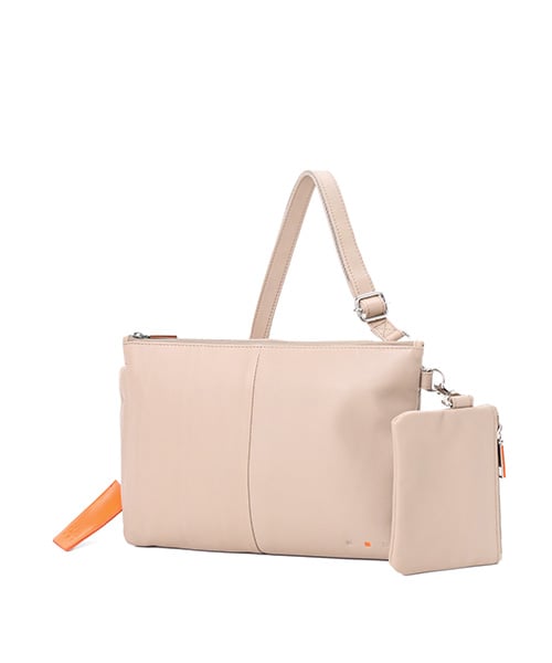 イズイット ディッシュ レザーショルダーバッグ 兼用 クラッチバッグ B5