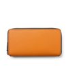 イズイット ピール ラウンドファスナー長財布 カード段16(オレンジ)