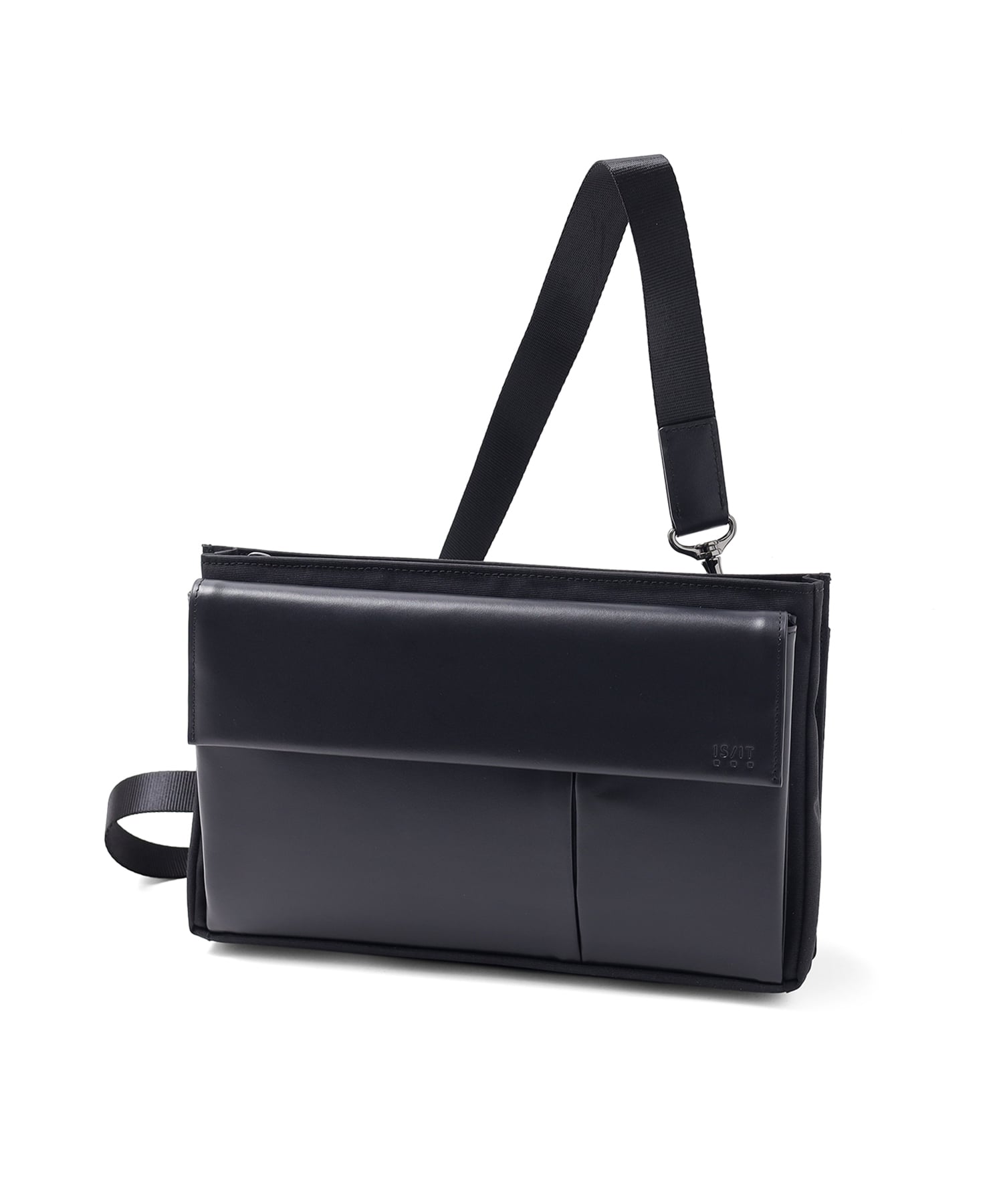 イズイット ミニット クラッチ兼用ショルダーバッグ(クロ)