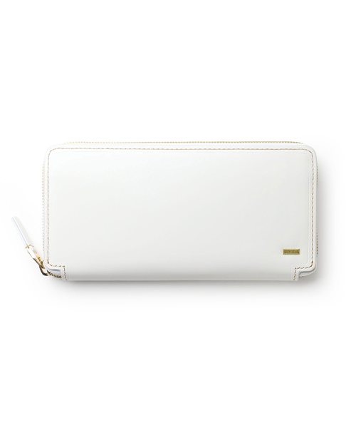 イズイット モノクロ ラウンドファスナー長財布 カード段14