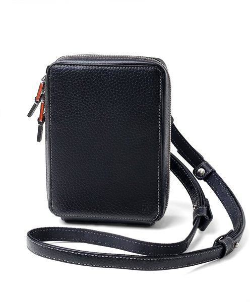 イズイット ノボ レザーミニショルダーバッグ  厚マチ