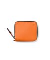 イズイット ノボ コンパクト二つ折り財布 ネックコード付属 カード段2(オレンジ)