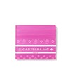 カステルバジャック ビジュー 小銭入れ兼用 カードケース(ピンク)