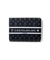 カステルバジャック ビジュー 三つ折り財布  カード段6(クロ)