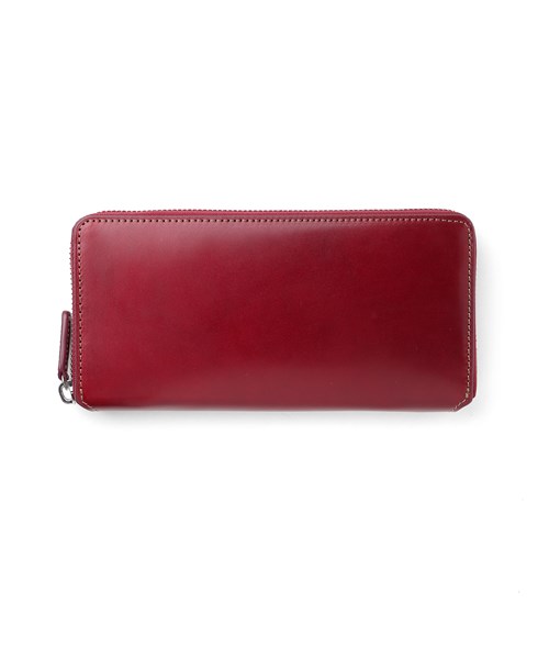 イズイット バトックス コードバン ラウンドファスナー長財布 カード段14