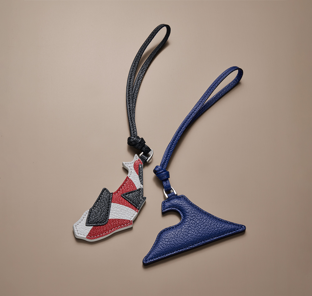 フジタカ チャーム小物 レザーバッグチャーム