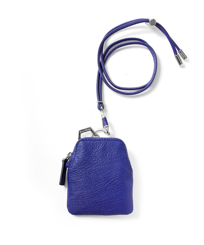 フジタカ シェーブル財布・小物 ゴートレザー 総革ネックポーチ