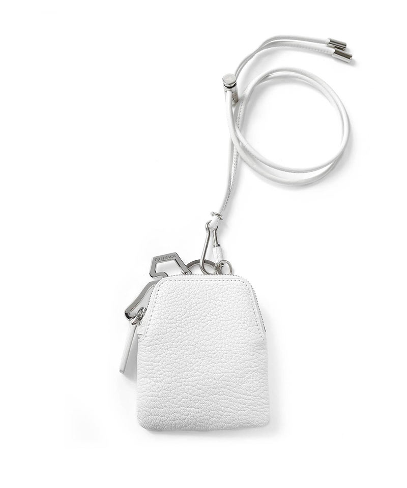 フジタカ シェーブル財布・小物 ゴートレザー 総革ネックポーチ