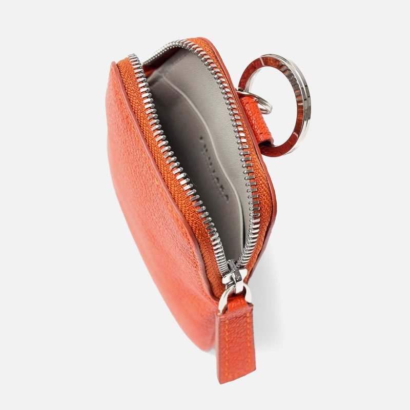 フジタカ シェーブル財布・小物 ゴートレザー 総革ネックポーチ