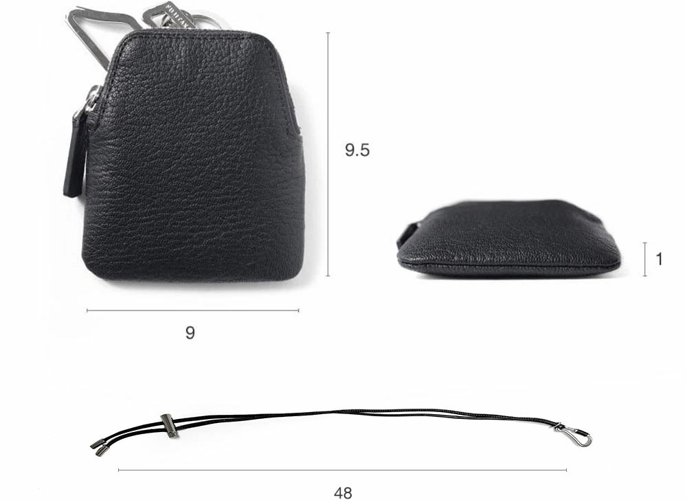 フジタカ シェーブル財布・小物 ゴートレザー 総革ネックポーチ