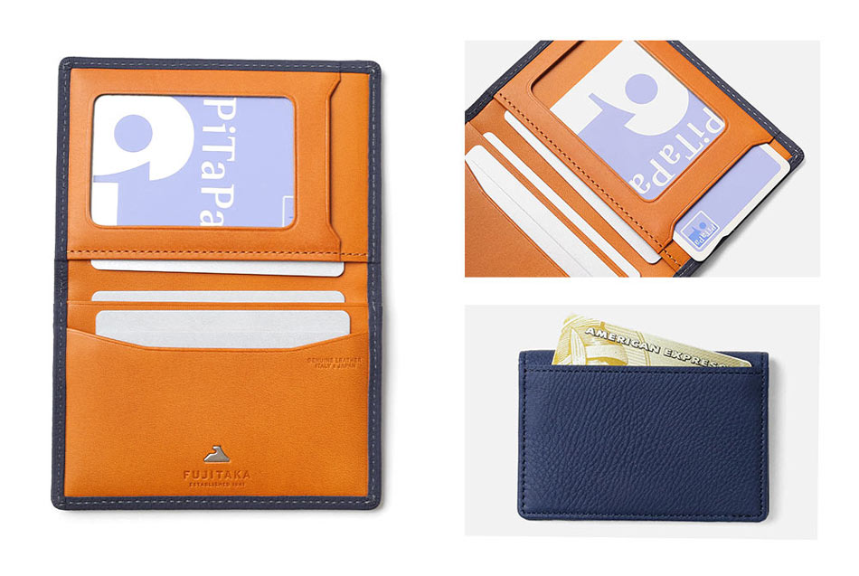 フジタカ ムース財布・小物 2面パスケース