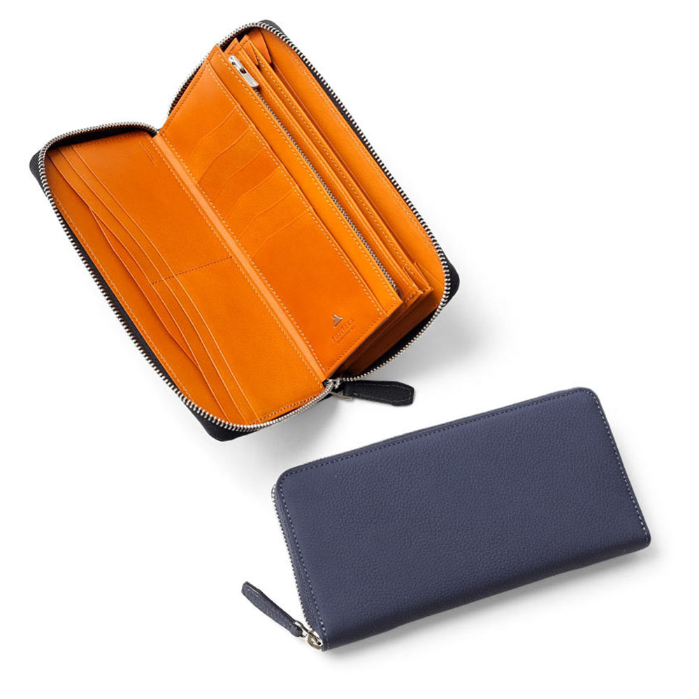 フジタカ ムース財布・小物 ラウンドファスナー長財布