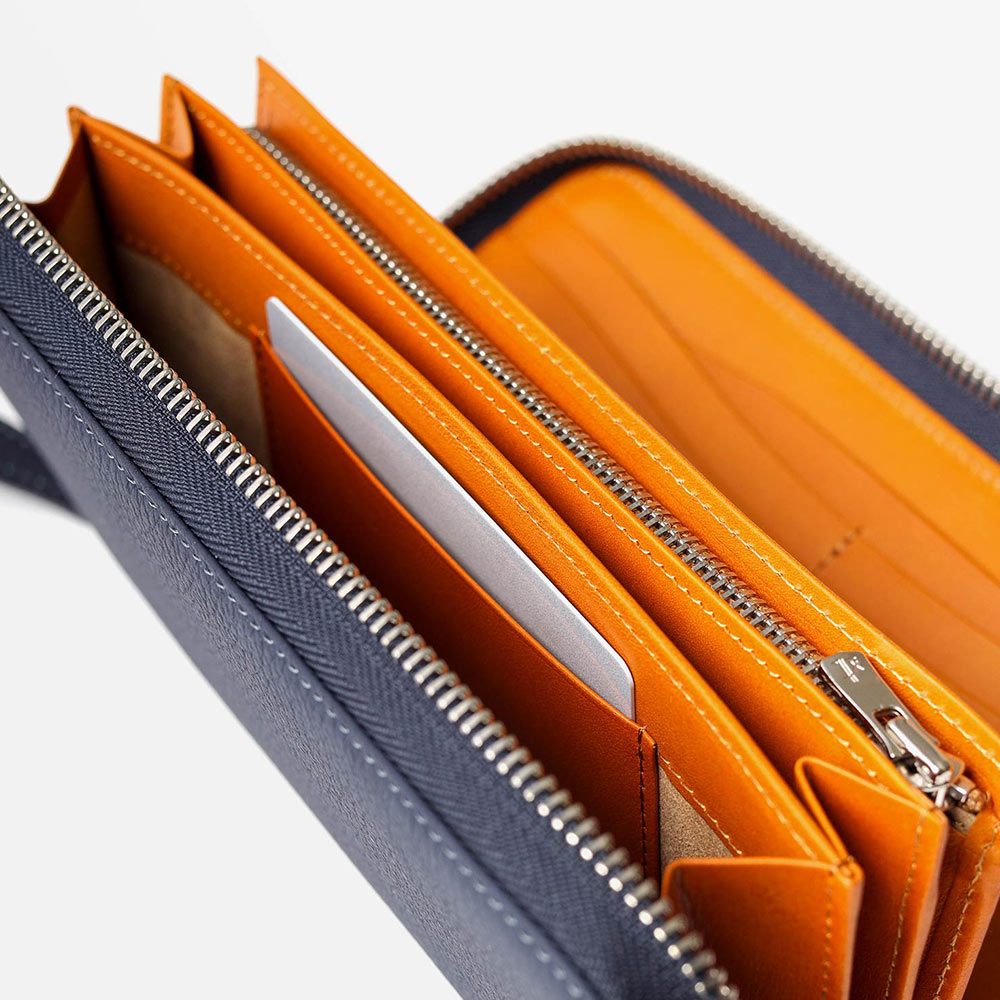 フジタカ ムース財布・小物 ラウンドファスナー長財布