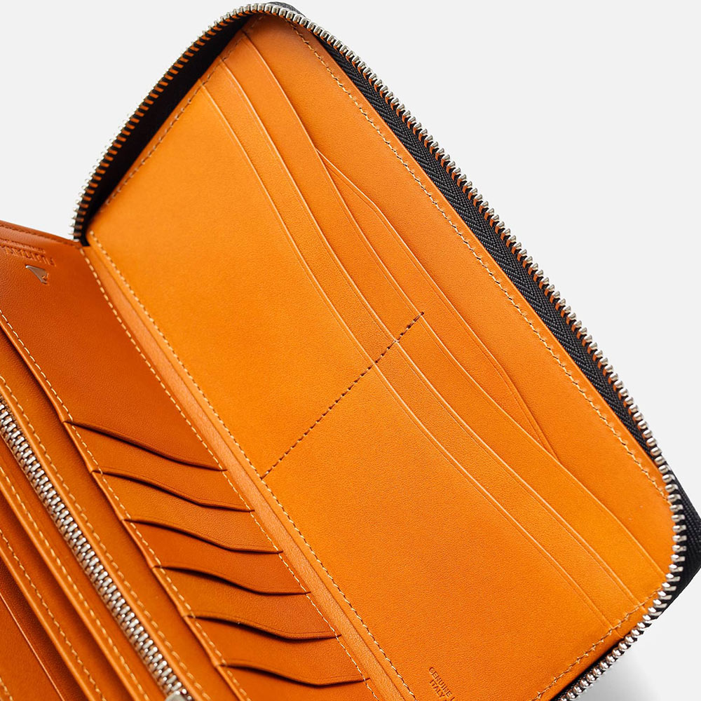 フジタカ ムース財布・小物 ラウンドファスナー長財布