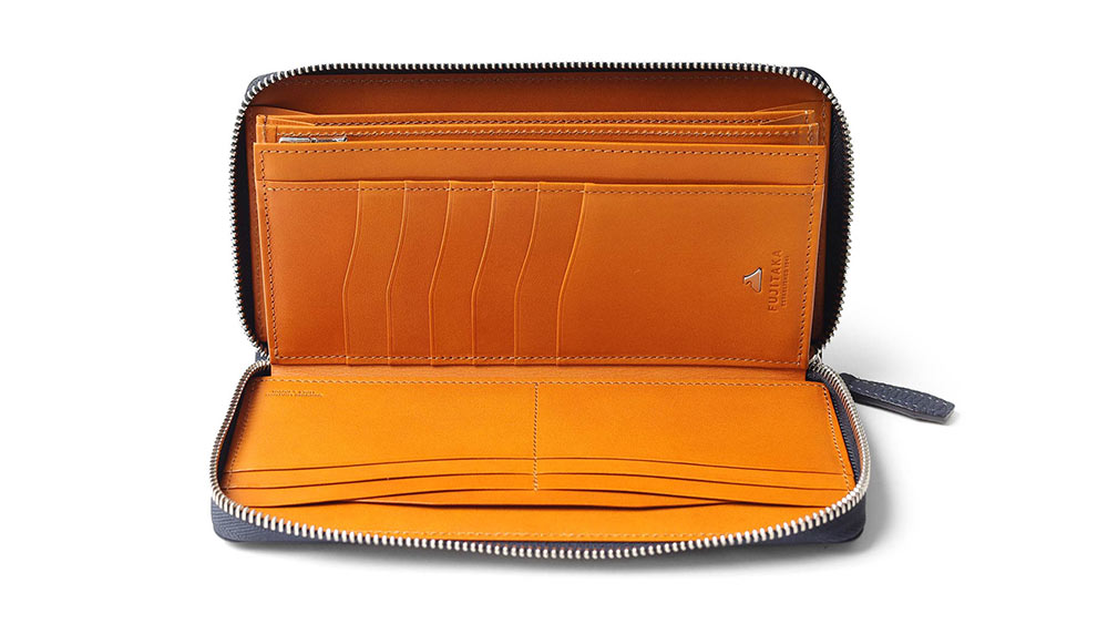 フジタカ ムース財布・小物 ラウンドファスナー長財布