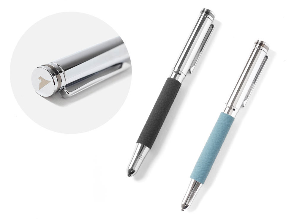 フジタカ ムース財布・小物 ペンケース＆CROSSボールペンセット